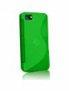 TPU Gel Case S-Line for BlackBerry Z10 Green (OEM)